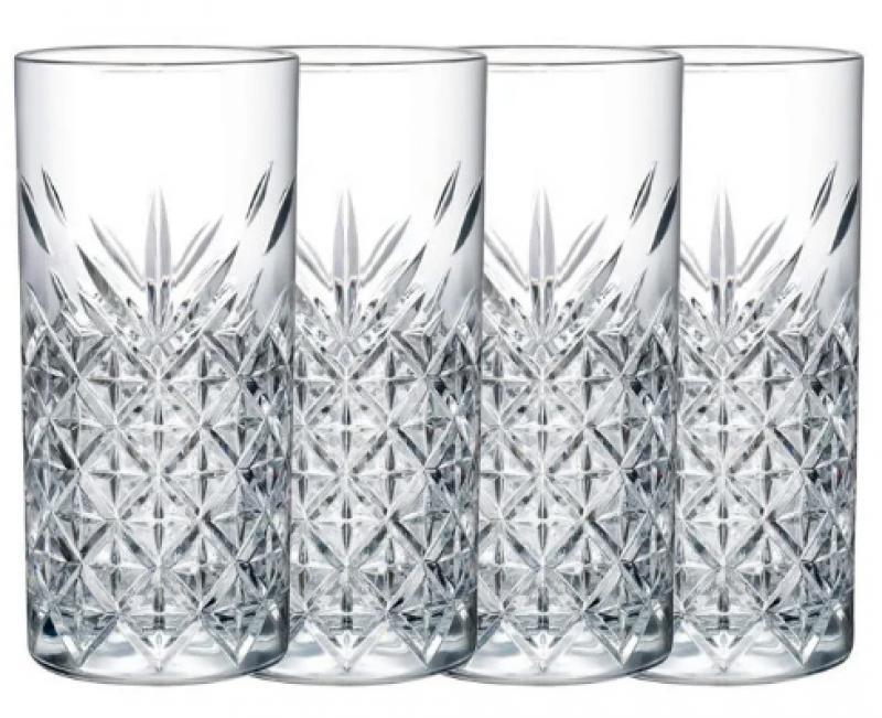 Glas sæt med 4 høje glas - fra Pasabahce Timeless - Løven Home