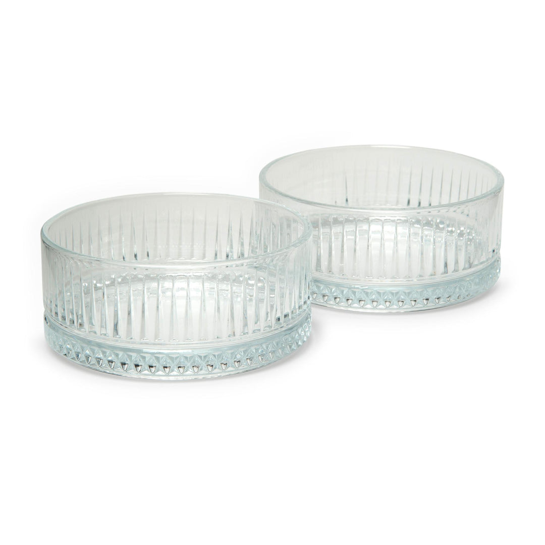 Glas skålesæt med 2 skåle - fra Pasabahce Timeless - Løven Home