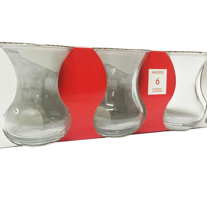 Aurora Teglassæt 6 stk. 155 ml. - Pasabahce - Løven Home