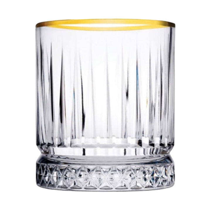 Drikkeglassæt m/Guldkant 4 stk. 355 ml. - Pasabahce Golden Touch Elysia - Løven Home