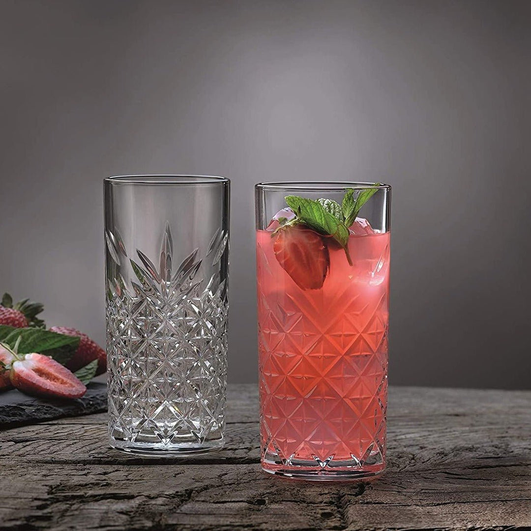 Glas sæt med 4 høje glas - fra Pasabahce Timeless - Løven Home