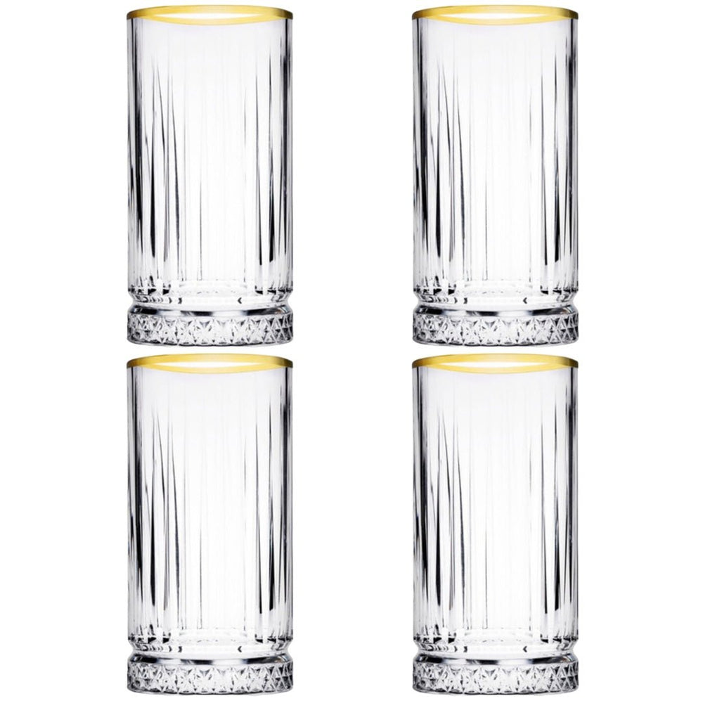 Høje Drikkeglas 4 stk. - fra Pasabahce Golden Touch Elysia - Løven Home