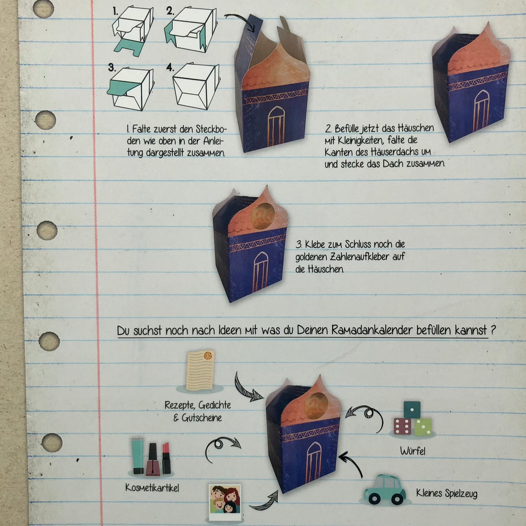 Ramadan Kalender Hussæt Dekoration