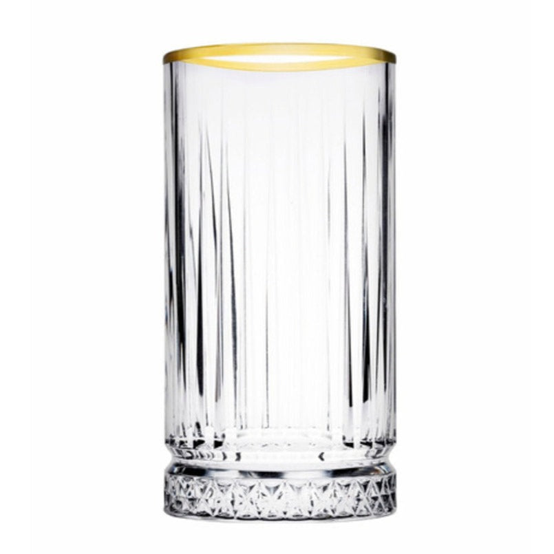 Glas sæt med 4 høje glas - fra Pasabahce Golden Touch Elysia - Løven Home