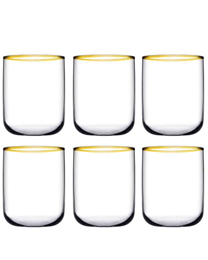 Drikkeglas 6 stk. - Pasabahce Golden Touch Iconic - Løven Home
