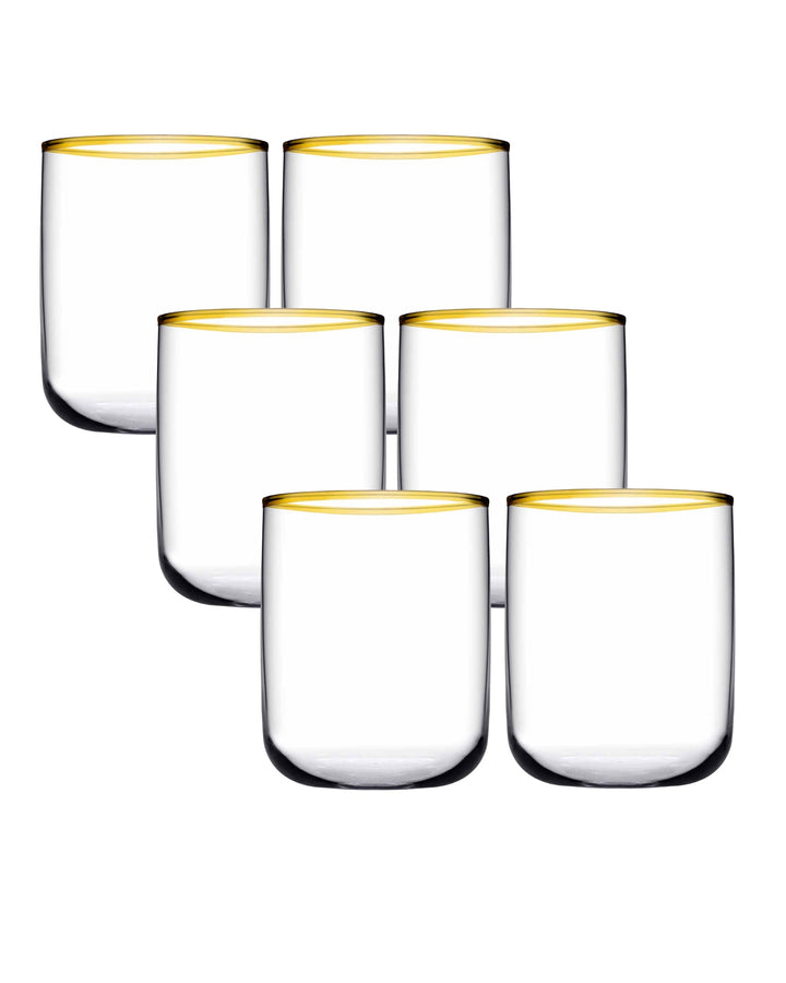 Drikkeglas 6 stk. - Pasabahce Golden Touch Iconic - Løven Home