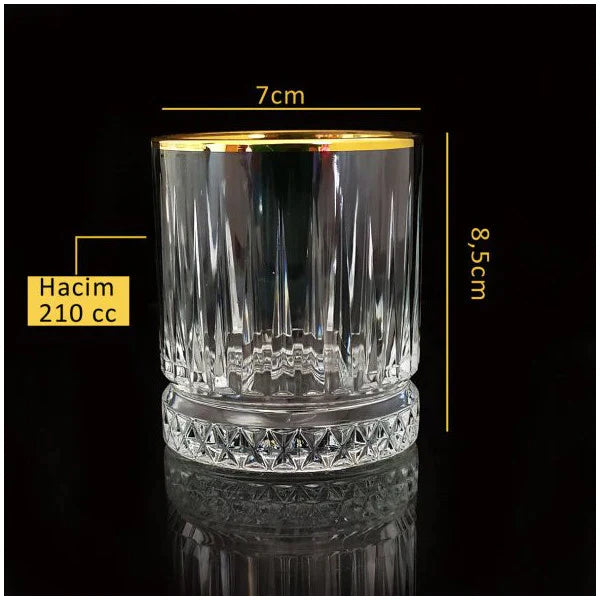Glas sæt med 4 glas - fra Pasabahce Golden Touch Elysia - Løven Home