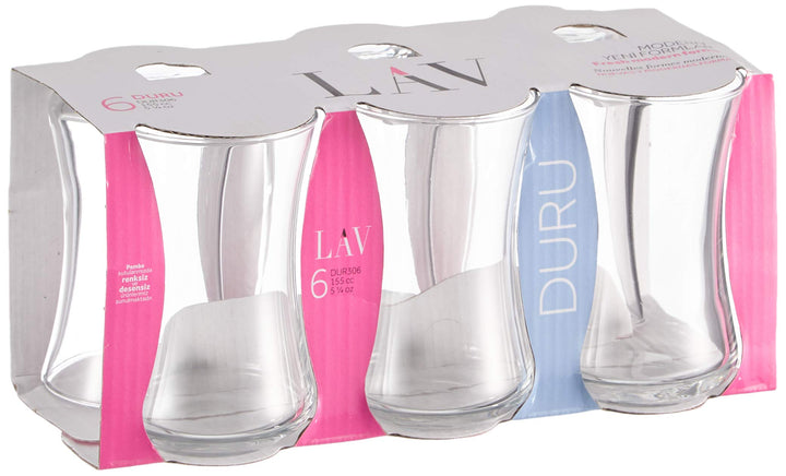 Teglas 6 stk. - Lav Duru - Løven Home