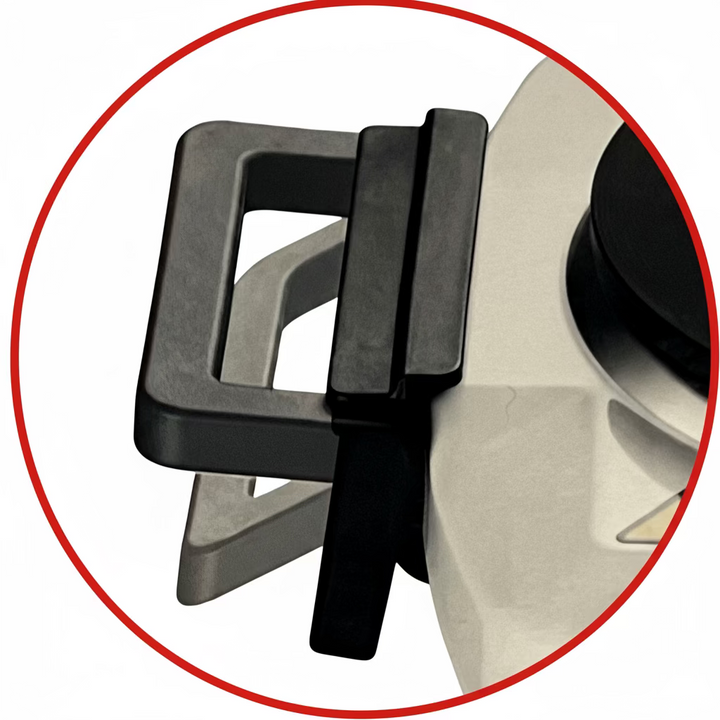 Michelino Transportabel Enkelt Kogeplade m/Foldbare Greb 1500 W | Hvid