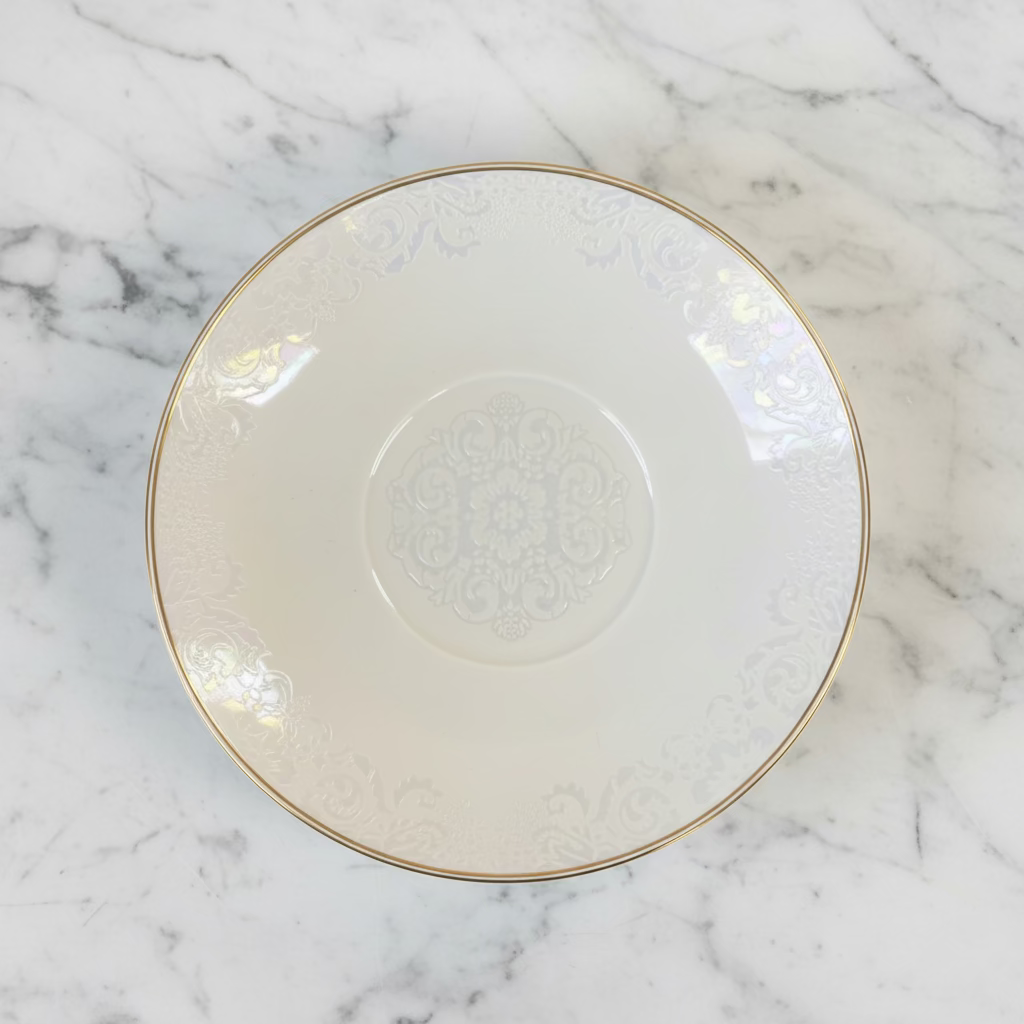 Schäfer Porcelæn Kaffesæt Mønstret m/Gulddetaljer (12 Dele)