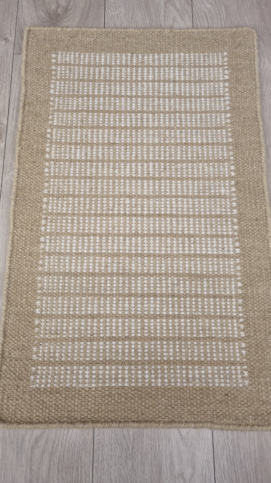 Kelim Tæppe - New Delhi Sand Farve