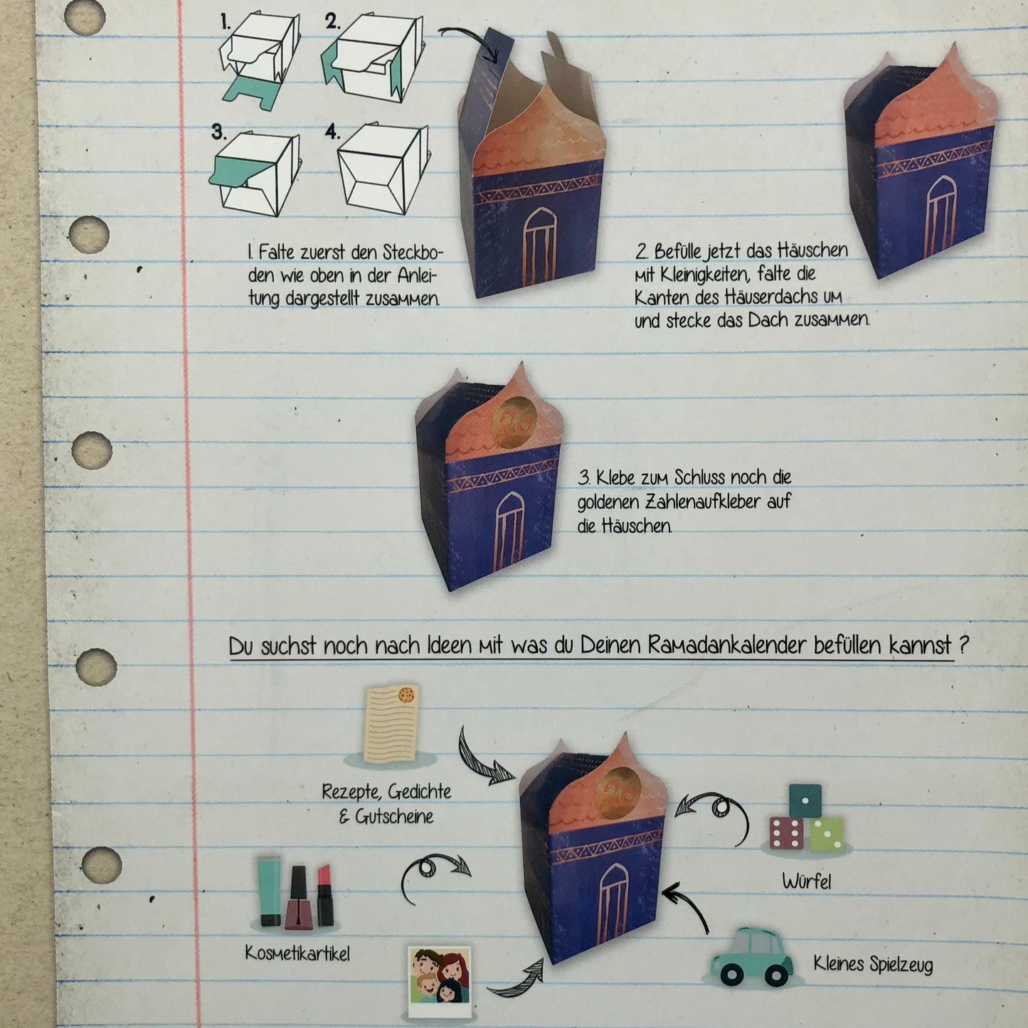 Ramadan Kalender Hussæt Dekoration